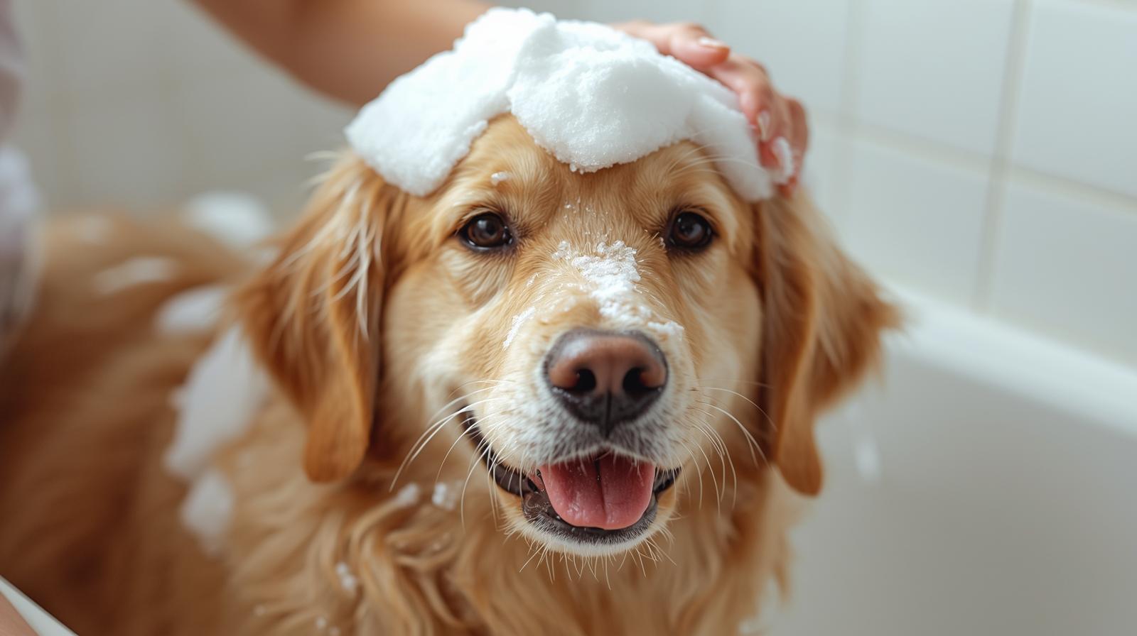 ok, i'm doing a dog grooming services website and within it, i have this 3 service options, one of them is shampoo+conditioner so i want a representative image of it